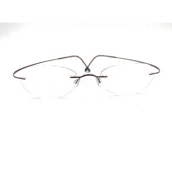 Silhouette M7395 /40 6062 Titanium Brown Rimless Eyeglasses Frames 19 140 - Picture 13 of 13